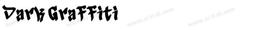 Dark Graffiti字体转换